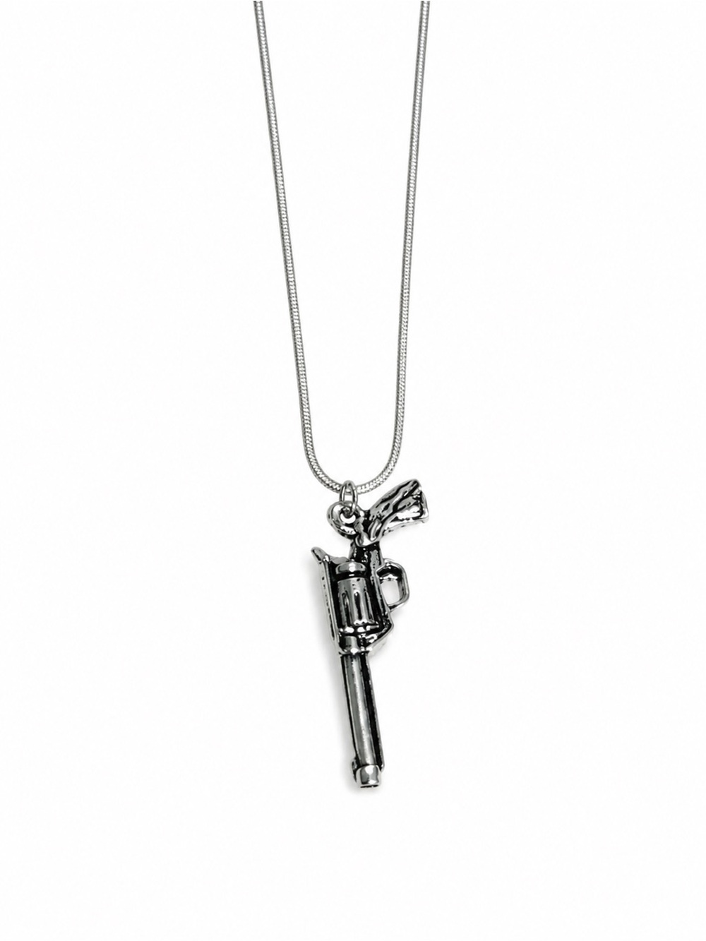 Handcrafted Western Gun Necklace on a 18” Chain #goth #occult #divination #tarot